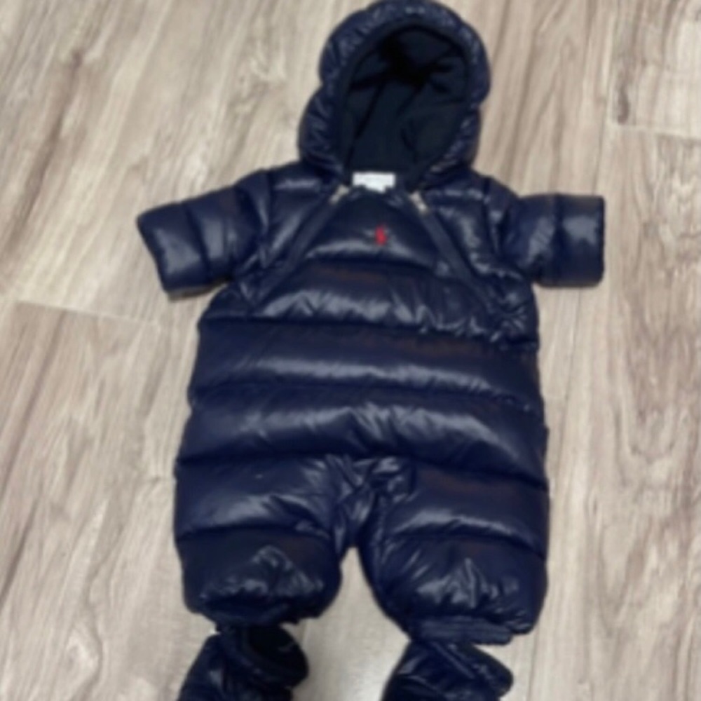Babyboy Ralph Lauren snowsuit.